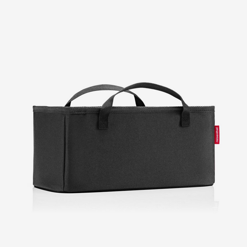 Portaoggetti nero idrorepellente con scomparti e 8 litri di capacità, perfetto per fare ordine in casa, indicato anche in bagno o come organizer per borsa